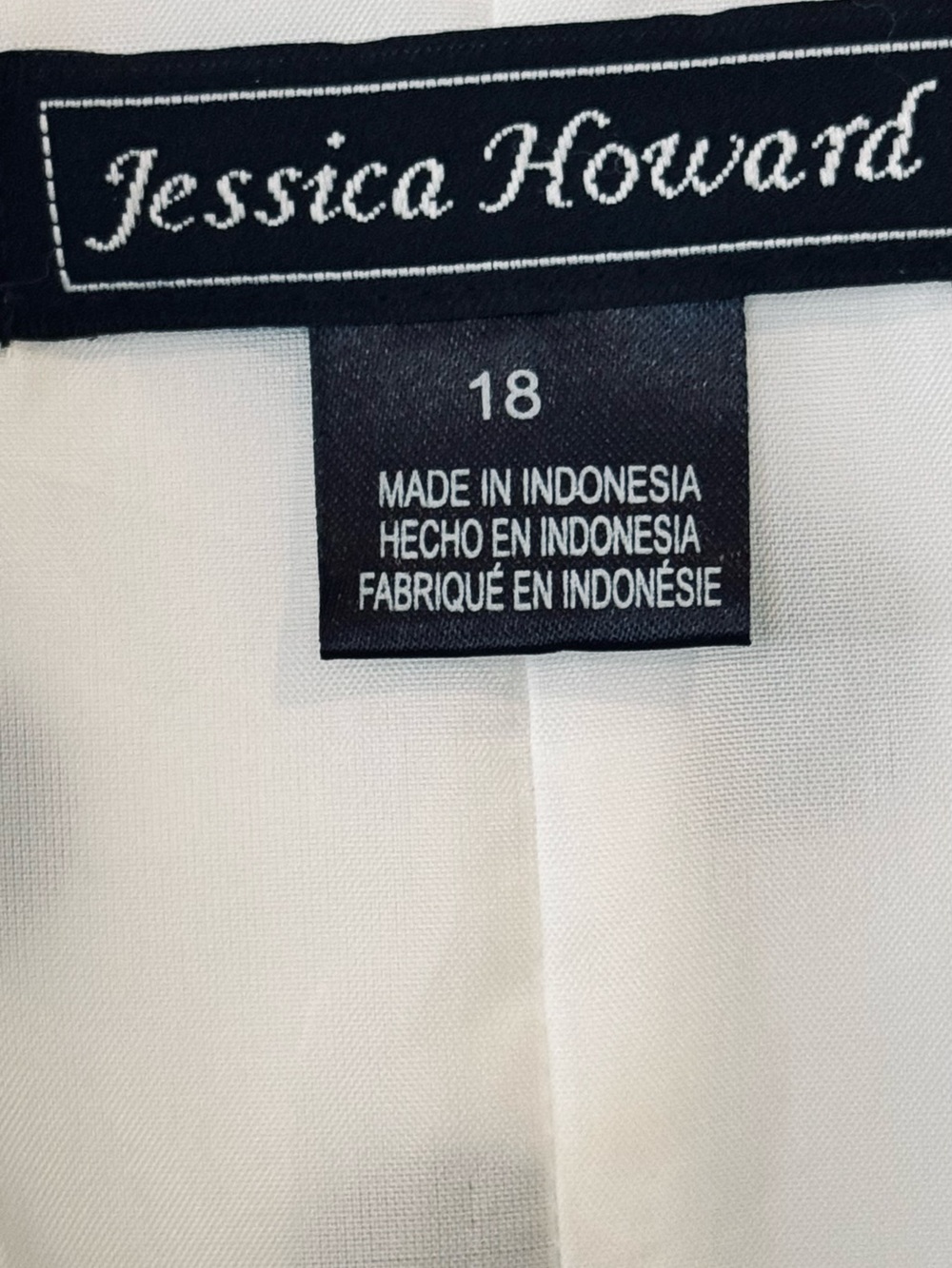 Jessica Howard Black White Polka Dot Faux Wrap Sleeveless Mid Fit Flare Dress 18 - Picture 11 of 12